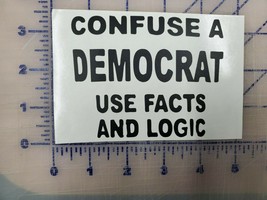 Democrat Funny Trump Vinyl Decal Logo Car Window Sticker phone wall windshield - £1.94 GBP+