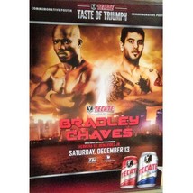 Timothy Bradley vs Diego Chaves of Argentina Tecate Boxing Poster,16&quot; x 21&quot; New - £18.65 GBP