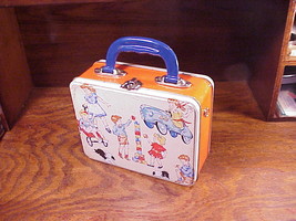 Metal Lunch Box with Retro Children Design, not old, made in China - £6.37 GBP