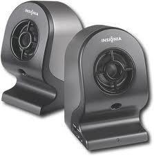Insignia - 4W Portable Speakers (Pair) - $14.95