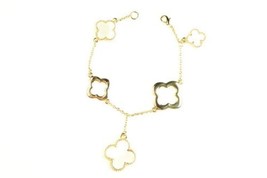 Mixed Cluster Gold Bracelet - $75.00