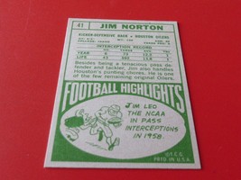 1968 Topps # 41 Jim Norton Oilers Near Mint / Mint Or Better !! - £31.59 GBP