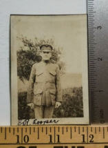 Antique 1918 Photograph WWI US ARMY SOLDIER IN UNIFORM Parris Islnd ER C... - £8.78 GBP