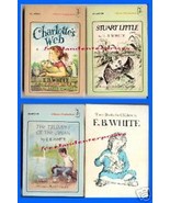 Book EB White -Charlotte&#39;s Web-Stuart Little-Trumpet of the Swan- 3 Book... - $24.70