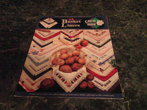 15 basket Liners Great Big Graphics Counted Cross Stitch by Ed Straker - $2.99
