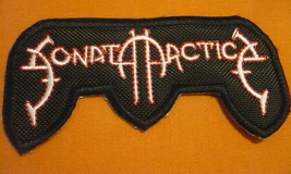 SONATA ARCTICA Band Logo EMBROIDERED SHAPED PATCH Power Metal - $6.00