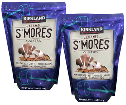 2 Packs Kirkland Signature Caramel S’Mores Clusters 26.3 oz - $35.90