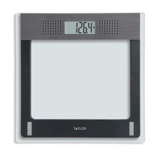 440 Lb Capacity Taylor Electronic Glass Talking Bathroom Scale. - £35.96 GBP