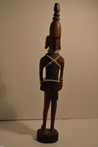 Tribal Hand Carved/ Made Doll Pooka Shells Free Shipping - £18.94 GBP
