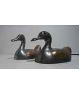 Vintage Duck Shape- Trinket Box- Pewter with Brass Inlay- Hong Kong- Gaico - $31.14 CAD