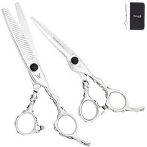 washi szz set silver phoenix shear best professional hairdressing scissors - £416.27 GBP