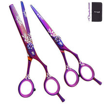 washi 9f09 purple lilac shear beauty best professional hairdressing scis... - £319.74 GBP