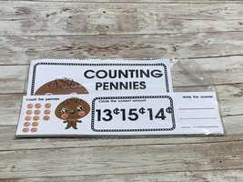Gingerbread Boy - Themed Learning Centers - Counting Pennies - Laminated# - $12.11