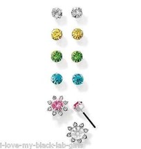 Earring Estelle 5-Pair Earring Gift Set -Pierced- NEW Boxed - £15.78 GBP