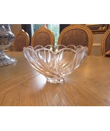 Waterford Marquis Crystal Windflower Swirl Cut Scallop Rim  Bowl Germany... - $32.62