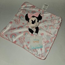 NWT Disney Baby Pink Minnie Mouse Lovey Plush Baby Toy Nojo 14x14 - £13.78 GBP