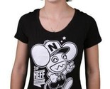 Neff X Deadmau5 Nero O Turchese 1 Up Manica Corta Adolescenti Donna T-Shirt - £10.82 GBP