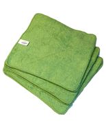 12PCS Wash Cloth Soft Towel Cotton Microfibre Face Cleaning Cloth 12x12 Green - £23.58 GBP
