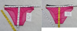 Betsey Johnson Bikini Panty 721857 Pink Black S M L - £4.86 GBP