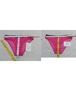 Betsey Johnson Bikini Panty 721857 PINK BLACK  S M L - £4.78 GBP