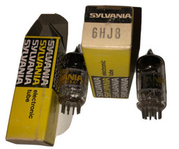 Sylvania #6HJ8 Vintage Set Of Electronic Tubes - $4.87