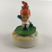 The Flintstones Pebbles Winter Sledding Figure Vintage 1990 Hanna Barber... - £19.51 GBP