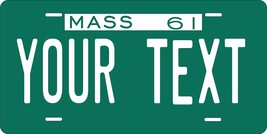 Massachusetts 1961 Personalized Tag Vehicle Car Auto License Plate - £13.43 GBP