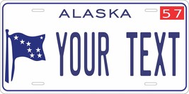 Alaska 1957 Personalized Tag Vehicle Car Auto License Plate - £13.18 GBP