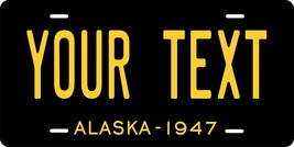 Alaska 1947 Personalized Tag Vehicle Car Auto License Plate - £13.13 GBP