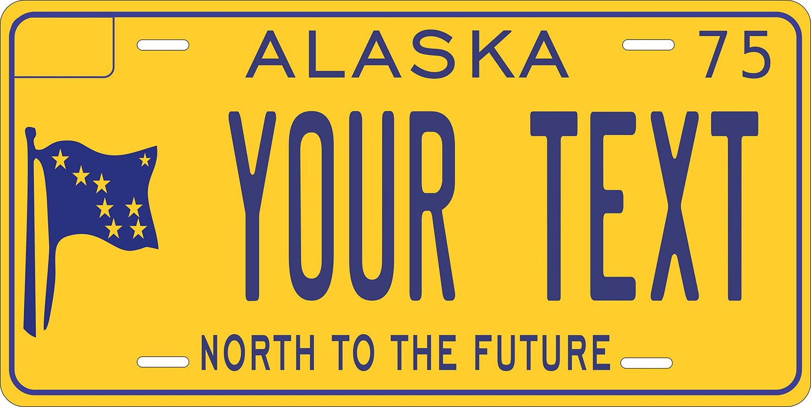 Primary image for Alaska 1975 Personalized Tag Vehicle Car Auto License Plate