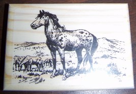 WILD HORSES new mounted rubber stamp - £6.69 GBP
