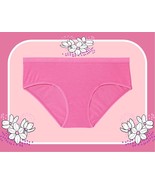L  Spring Pink Stretch Cotton LOGO Waist Victorias Secret Hiphugger Brie... - £8.58 GBP