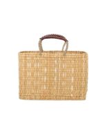 Straw Tote Bag for Women Small Size Handwoven Handbag with Handle Beach ... - £114.54 GBP+