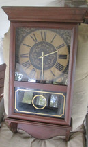 Vintage Cornwall Pendulum Wood Wall Quartz Clock - £35.53 GBP