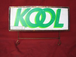 Vintage KOOL Cigarette Metal Counter Display Advertising Sign Wire Rack Topper - $39.59