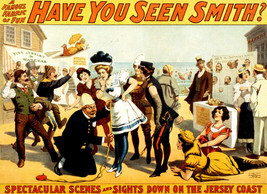 Vintage POSTER.Home wall.Have you seen Smith.New Jersey.Decor.586 - £14.24 GBP+