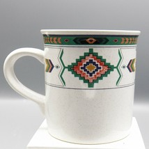 Studio Nova Adirondack Coffee Mug 3-3/4&quot; Southwest Aztec Mikasa AS IS Ch... - £11.14 GBP