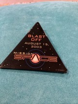 Epcot Opening Day Cast Member Mission Space Blast Off Button Pinback 8/15/03 - £7.12 GBP