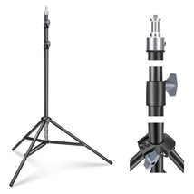 NEEWER Photography Light Stand 2.85-6.6ft/87-200cm, Spring Loaded Aluminum Tripo - £50.70 GBP