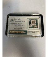 Vintage Margaret Mitchell House 32 Cent Stamp Under Glass Paperweight - $40.55 CAD