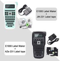 Markdomain Label Maker, Portable Handheld E1000 Label Printer, Black And Green. - £91.07 GBP