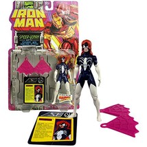 Year 1994 Marvel Comics Iron Man Series 5 Inch Tall Action Figure : Spider-Woman - $42.99