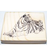WHITE BENGAL TIGER ~ SIDEVIEW new mounted rubber stamp - €6,96 EUR