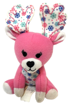 Build A Bear Mini Pink Blizzard Reindeer Plush Stuffed Animal 4.5 inches - £8.63 GBP