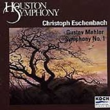 Gustav Mahler / Christoph Eschenbach : Houston Symphony No. 1 in D Major cd NEW - £43.28 GBP