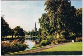 Postcard Avon &amp; Holy Trinity Church Shakespeare&#39;s Resting Place UK - £2.31 GBP