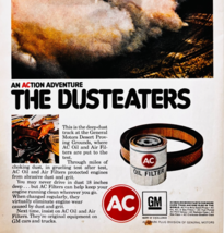 1970 AC Oil Filters Dust Eaters Advertisement Vintage Automobilia GM F15N - $19.99
