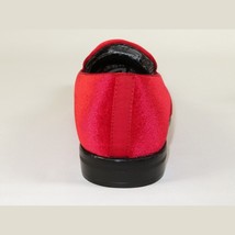 Mens AFTER MIDNIGHT Formal Stage Prom Award Tux shoes Velvet 6660 Christmas Red image 5