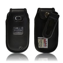 Fitted Case for LG Revere 2 by Turtleback, Black Leather with Ratcheting... - $37.99