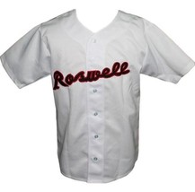 Joe Bauman Roswell Rockets Baseball Jersey Button Down White Any Size - $39.99